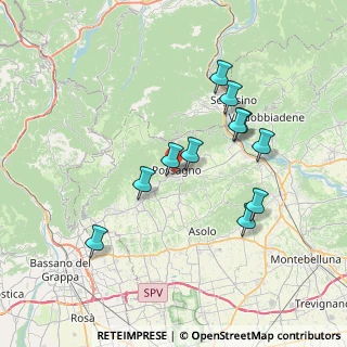 Mappa 31054 Possagno TV, Italia (6.75727)