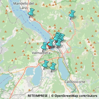 Mappa Via Alessandro Volta, 23864 Malgrate LC, Italia (2.69636)