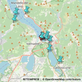 Mappa Via Alessandro Volta, 23864 Malgrate LC, Italia (3.06091)