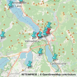 Mappa Via Alessandro Volta, 23864 Malgrate LC, Italia (4.34667)