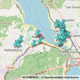 Mappa Via Alessandro Volta, 23864 Malgrate LC, Italia (1.052)