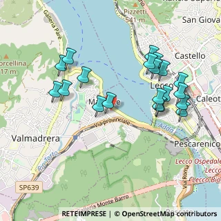 Mappa Via Alessandro Volta, 23864 Malgrate LC, Italia (0.9865)