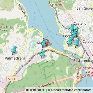 Mappa Via Alessandro Volta, 23864 Malgrate LC, Italia (1.01727)
