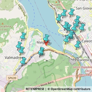 Mappa Via Alessandro Volta, 23864 Malgrate LC, Italia (1.201)
