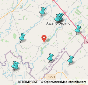 Mappa Via Circonvallazione, 33082 Azzano Decimo PN, Italia (5.00636)