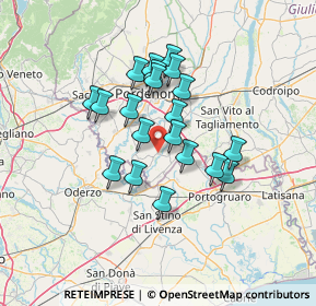 Mappa Via Circonvallazione, 33082 Azzano Decimo PN, Italia (10.727)