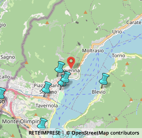 Mappa Via Giovanni Segantini, 22012 Cernobbio CO, Italia (3.5605)