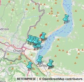 Mappa Via Giovanni Segantini, 22012 Cernobbio CO, Italia (3.23333)