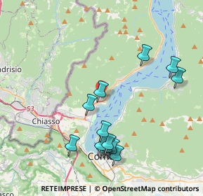 Mappa Via Giovanni Segantini, 22012 Cernobbio CO, Italia (4.14308)