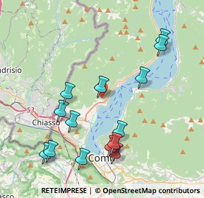 Mappa Via Giovanni Segantini, 22012 Cernobbio CO, Italia (4.29929)