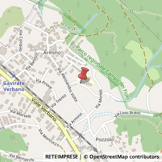 Mappa Via Alfio Paolo Graziani, 7, 21026 Gavirate, Varese (Lombardia)
