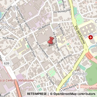 Mappa Via Risorgimento, 23/A, 23900 Lecco, Lecco (Lombardia)