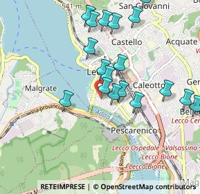 Mappa Via Caprera, 23900 Lecco LC, Italia (0.94389)