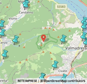 Mappa Unnamed Road, 23868 Canzo CO, Italia (3.5825)