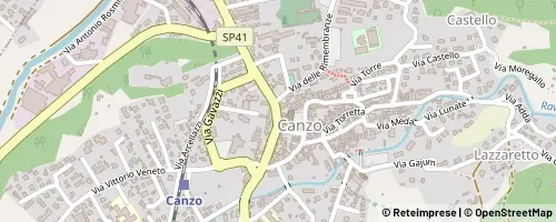 Mappa Canzo