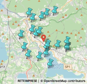 Mappa Via Cocquio, 21034 Gavirate VA, Italia (3.503)