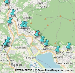 Mappa Via Cocquio, 21034 Gavirate VA, Italia (2.56846)