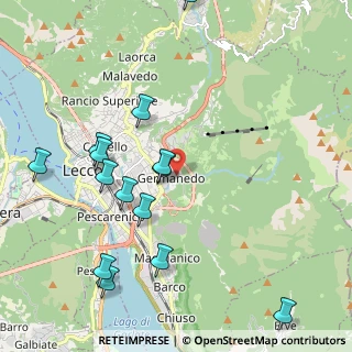 Mappa Via alla Rovinata, 23900 Lecco LC, Italia (2.33714)