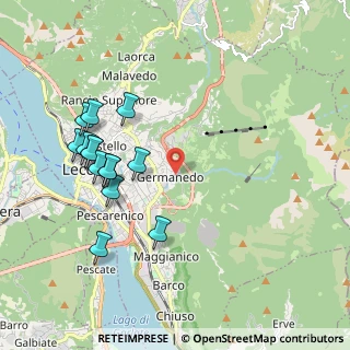 Mappa Via alla Rovinata, 23900 Lecco LC, Italia (2.07429)