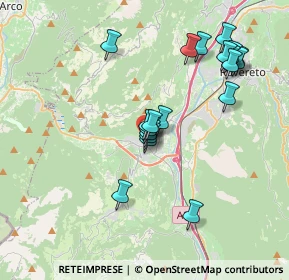 Mappa Via Teatro, 38065 Mori TN, Italia (3.529)