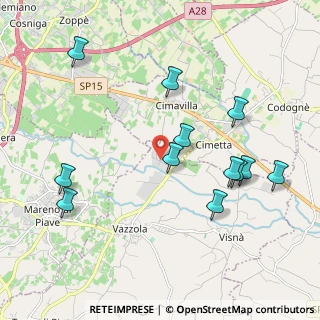 Mappa Via Giuseppe Toniolo, 31028 Vazzola TV, Italia (2.12417)