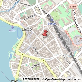 Mappa Via Fratelli Cairoli, 13, 23900 Lecco, Lecco (Lombardia)