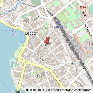 Mappa Via Fratelli Cairoli, 16, 23900 Lecco, Lecco (Lombardia)