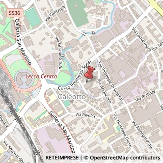 Mappa Corso Promessi Sposi, 30, 23900 Lecco, Lecco (Lombardia)