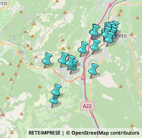 Mappa Largo Villanuova, 38065 Mori TN, Italia (3.623)