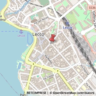 Mappa Via Camillo Benso Conte di Cavour, 44, 23900 Lecco, Lecco (Lombardia)