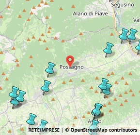 Mappa Possagno, 31054 Possagno TV, Italia (6.5615)