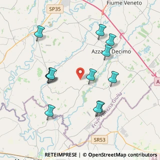 Mappa Via Mantova, 33082 Azzano decimo PN, Italia (3.93583)