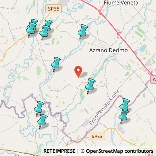 Mappa Via Mantova, 33082 Azzano decimo PN, Italia (5.52727)