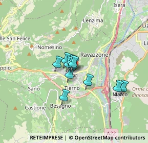 Mappa Via Cesare Battisti, 38065 Mori TN, Italia (1.04636)