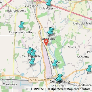 Mappa SR 352, 33052 Cervignano del Friuli UD, Italia (2.57273)