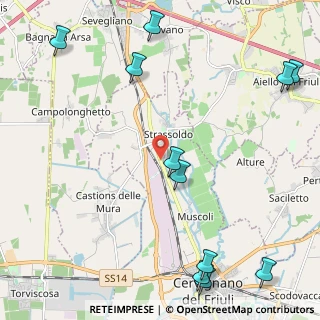Mappa SR 352, 33052 Cervignano del Friuli UD, Italia (3.03727)