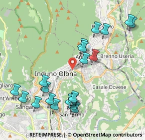 Mappa Via Vela, 21056 Induno Olona VA, Italia (2.2475)