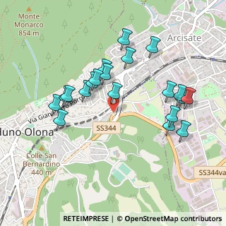 Mappa Via Vela, 21056 Induno Olona VA, Italia (0.472)