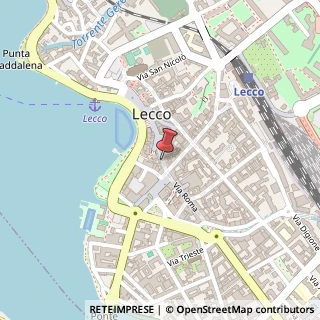 Mappa Via Roma, 21, 23900 Lecco, Lecco (Lombardia)