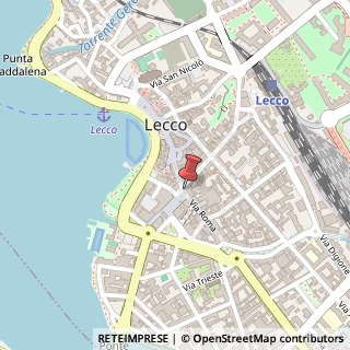 Mappa Via Roma, 39, 23900 Lecco, Lecco (Lombardia)