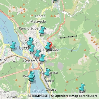 Mappa Via Asilo Monumento, 23900 Lecco LC, Italia (2.245)