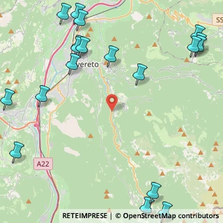 Mappa 38068 Trambileno TN, Italia (6.6905)