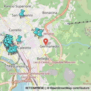 Mappa Via alla Chiesa, 23900 Lecco LC, Italia (1.656)
