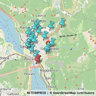 Mappa Via Magnodeno, 23900 Lecco LC, Italia (1.5015)