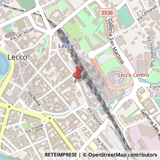 Mappa Via Marco D'Oggiono, 14, 23900 Lecco, Lecco (Lombardia)