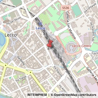 Mappa Via Marco D'Oggiono, 5, 23900 Lecco, Lecco (Lombardia)