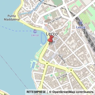 Mappa Lungolario Isonzo, 9, 23900 Lecco, Lecco (Lombardia)