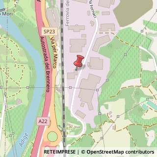Mappa Via Alle Fornaci, 35, 38068 Rovereto, Trento (Trentino-Alto Adige)