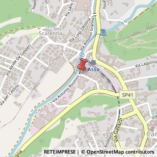 Mappa Via Antonio Rosmini,  7, 22035 Canzo, Como (Lombardia)