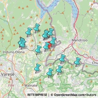 Mappa Via Molino di Sotto, 21059 Viggiù VA, Italia (3.49813)